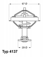 Термостат WAHLER WA4137.80D