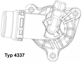 Термостат WAHLER WA4337.105D