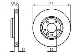 Bosch Тормозной диск BOSCH 0986479249 - Заображення 5