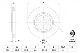 Bosch Тормозной диск BOSCH 0986479357 - Заображення 5