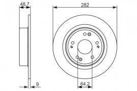 Bosch Тормозной диск BOSCH 0986479738 - Заображення 5