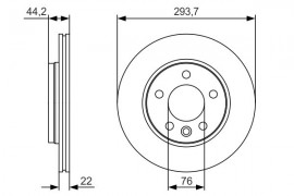 Bosch Тормозной диск BOSCH 0986479S06 - Заображення 5