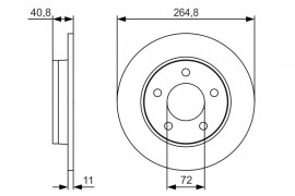 Bosch Тормозной диск BOSCH 0986479S50 - Заображення 5
