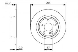 Bosch Тормозной диск BOSCH 0986479A04 - Заображення 5