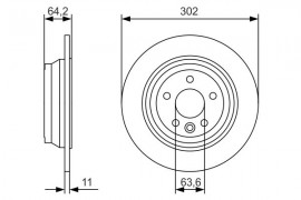 Bosch Тормозной диск BOSCH 0986479B19 - Заображення 5