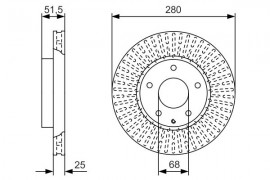 Bosch Тормозной диск BOSCH 0986479C36 - Заображення 5