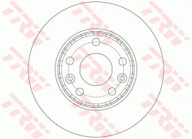 Trw Тормозной диск TRW DF6072 - Заображення 2