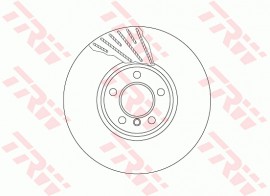 Trw Тормозной диск TRW DF6612S - Заображення 1