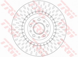 Trw Тормозной диск TRW DF6424 - Заображення 2