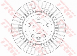 Trw Тормозной диск TRW DF6308 - Заображення 2