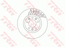 Тормозной диск TRW DF6657