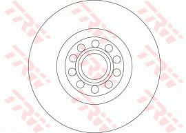 Trw Тормозной диск TRW DF4258S - Заображення 2