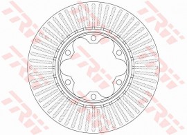 Trw Тормозной диск TRW DF6481 - Заображення 2