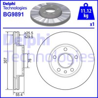 Delphi Тормозной диск DELPHI DL BG9891 - Заображення 1