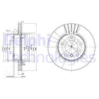 Delphi Тормозной диск DELPHI DL BG2623C - Заображення 1