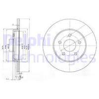 Delphi Тормозной диск DELPHI DL BG3663C - Заображення 1