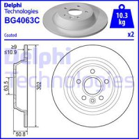 Delphi Тормозной диск DELPHI DL BG4063C - Заображення 1