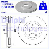 Delphi Тормозной диск DELPHI DL BG4109C - Заображення 1