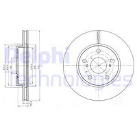 Delphi Тормозной диск DELPHI DL BG4232 - Заображення 1