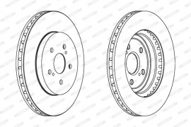 Ferodo Тормозной диск FERODO DDF1544C - Заображення 2