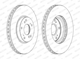 Ferodo Тормозной диск FERODO DDF1775C - Заображення 2