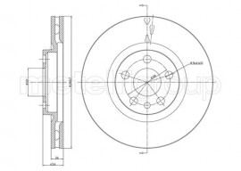 Metelli Тормозной диск METELLI MT 23-0338 - Заображення 1