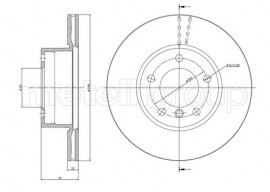 Metelli Тормозной диск METELLI MT 23-0396C - Заображення 1