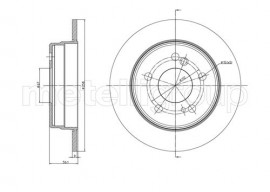 Metelli Тормозной диск METELLI MT 23-0104 - Заображення 1