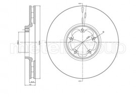 Metelli Тормозной диск METELLI MT 23-0702 - Заображення 1