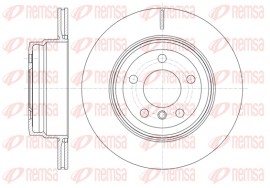 Remsa Тормозной диск REMSA 61287.10 - Заображення 1