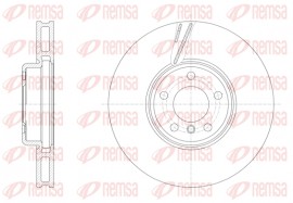 Remsa Тормозной диск REMSA 61552.10 - Заображення 1
