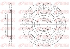 Remsa Тормозной диск REMSA 61635.10 - Заображення 1