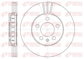 Remsa Тормозной диск REMSA 6545.10 - Заображення 1