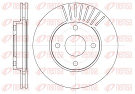 Remsa Тормозной диск REMSA 6575.10 - Заображення 1