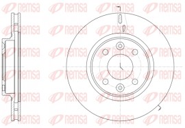 Remsa Тормозной диск REMSA 61535.10 - Заображення 1