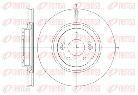 Remsa Тормозной диск REMSA 61436.10 - Заображення 1