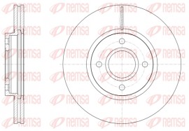 Remsa Тормозной диск REMSA 61502.10 - Заображення 1