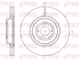 Remsa Тормозной диск REMSA 61092.10 - Заображення 1