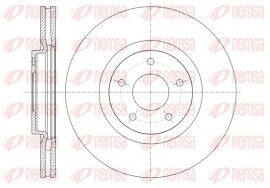 Remsa Тормозной диск REMSA 61349.10 - Заображення 1