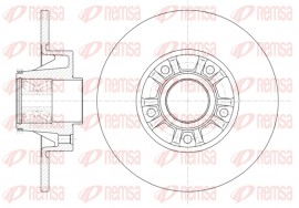 Remsa Тормозной диск REMSA 6733.20 - Заображення 1
