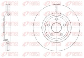 Тормозной диск REMSA 61512.10