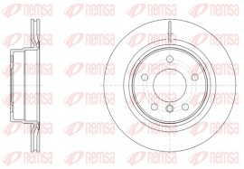 Remsa Тормозной диск REMSA 61495.10 - Заображення 1
