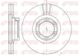 Remsa Тормозной диск REMSA 6157.10 - Заображення 1