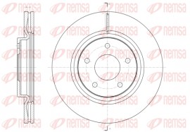 Remsa Тормозной диск REMSA 61580.10 - Заображення 1