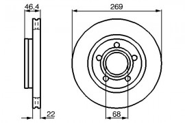 Bosch Тормозной диск Bosch 0986478574 - Заображення 1