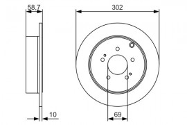 Bosch Тормозной диск Bosch 0986479532 - Заображення 5