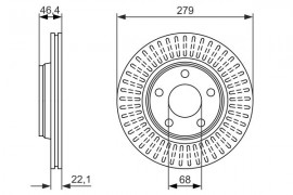 Bosch Тормозной диск Bosch 0986479916 - Заображення 5