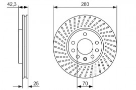 Bosch Тормозной диск Bosch 0986479919 - Заображення 5