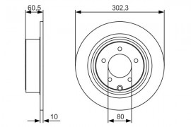 Bosch Тормозной диск Bosch 0986479R07 - Заображення 5