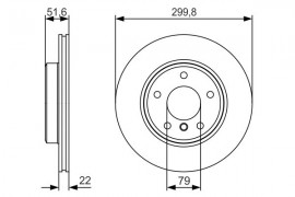 Bosch Тормозной диск Bosch 0986479S32 - Заображення 5
